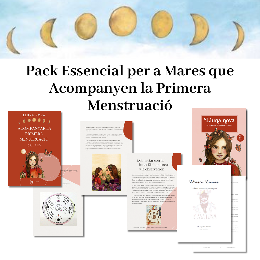 Pack essencial per a mares que acompanyen la primera menstruació