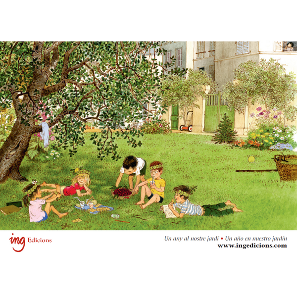 Postal "Un año en nuestro jardín" (balcón)